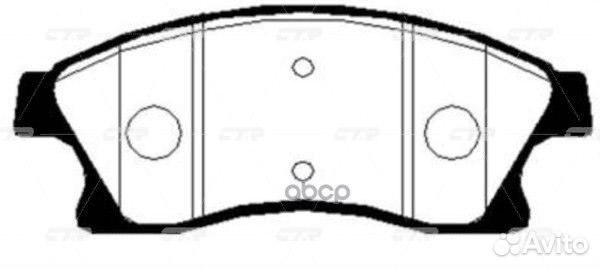 Колодки тормозные GK0449 CTR