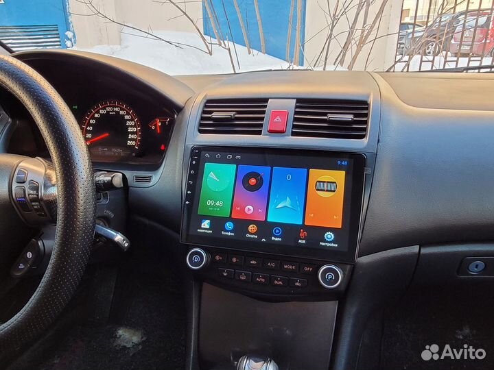 Android магнитола для Honda Accord 7, есть Teyes