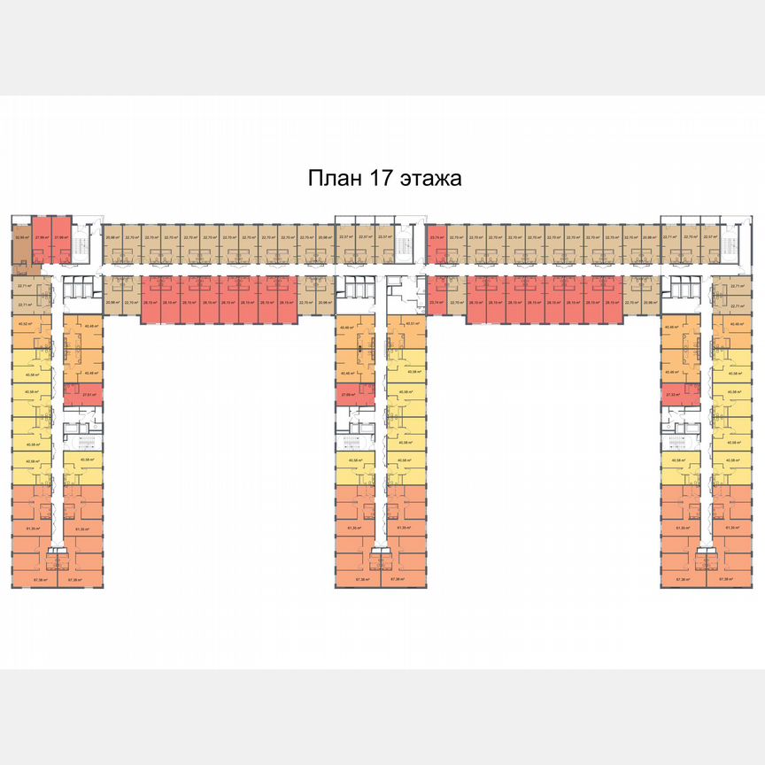 Апартаменты-студия, 28,2 м², 19/24 эт.