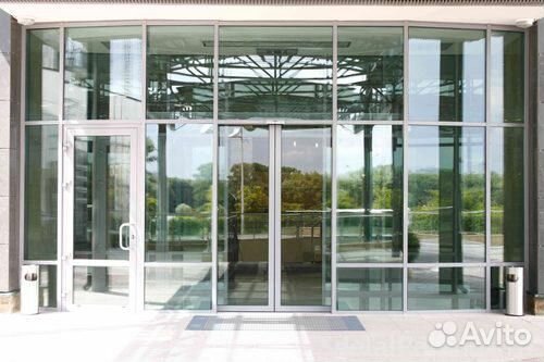 Витраж из алюминиевого профиля