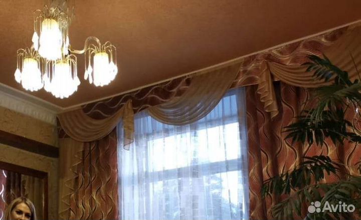 Шторы с ламбрекеном бу