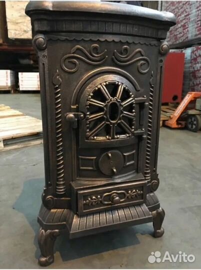 Печь-камин чугунная Ambra