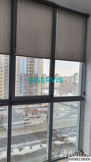 Рулонные шторы белые