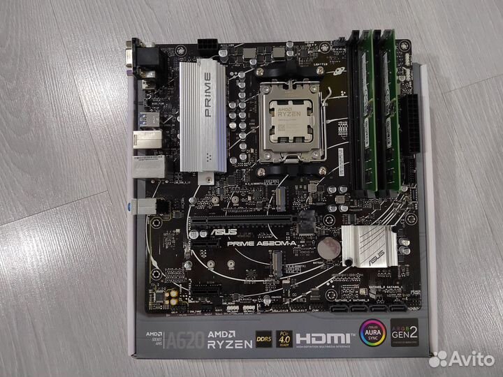 Комплект Asus Prime A620M-A+Ryzen 5 7500F+16 Гб