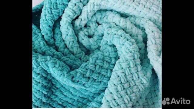 Плед ручной работы