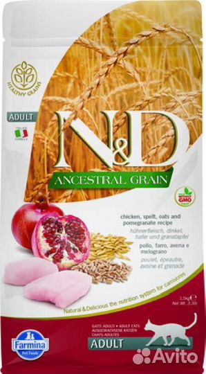 Farmina Сухой низкозерновой корм для кошек ancestr