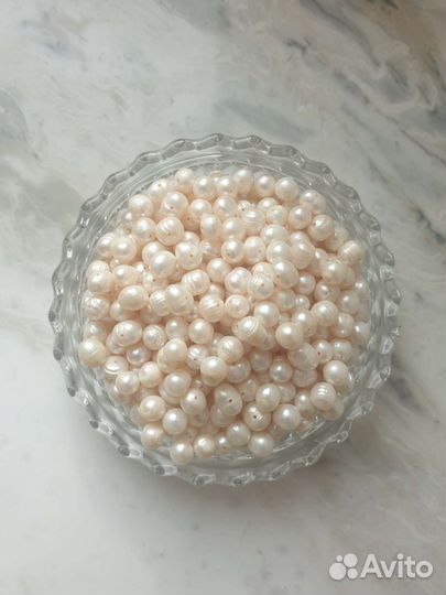 Белый жемчуг натуральный для Васту и украшений