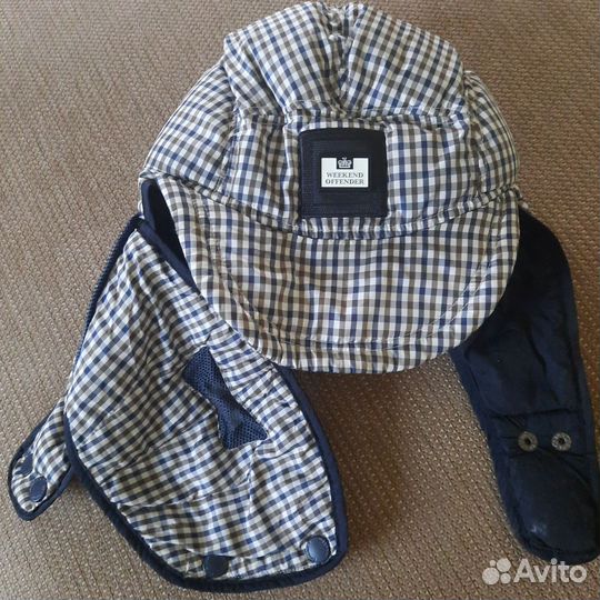 Мужская шапка шлем зимняя