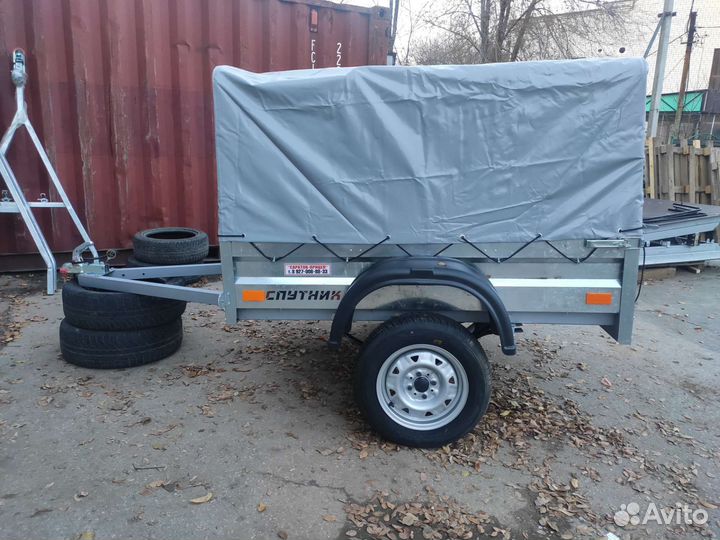 Прицеп Спутник Лайт Высокий тент