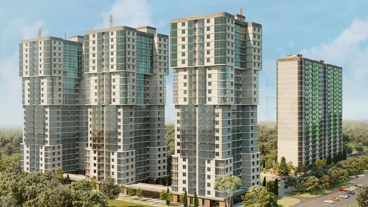 Квартира-студия, 23,3 м², 19/24 эт.