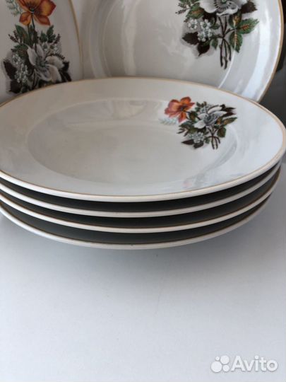 Набор столовой посуды Дулево винтаж раритет антикв