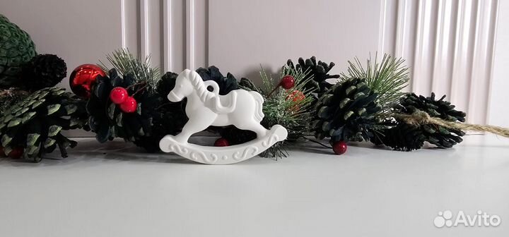 Гипсовые елочные фигурки для раскрашивания