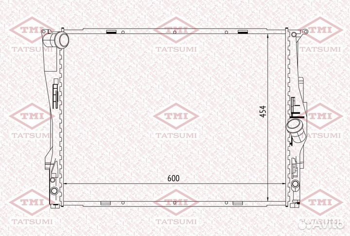 Радиатор охлаждения BMW 3(E90/E91/E92/E93) 04