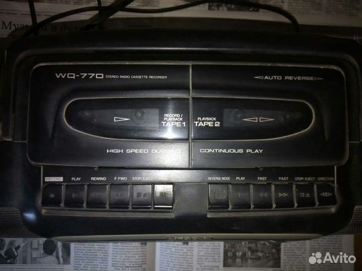Sharp wq-770.магнитофон