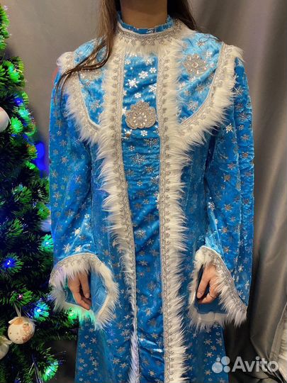 Костюм взрослый Снегурочка 44-54