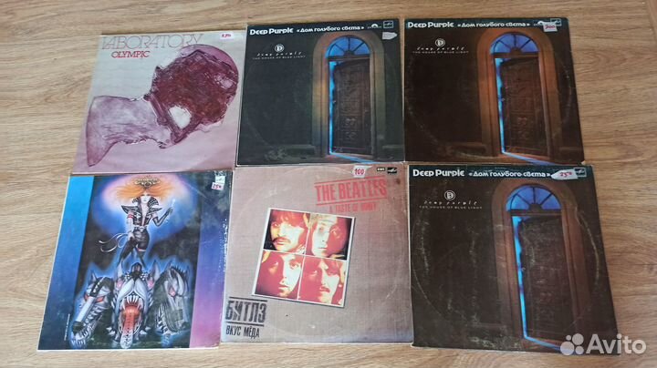 Виниловые пластинки рок. лот 2
