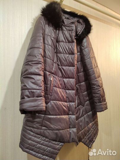 Пальто зимнее, р 58