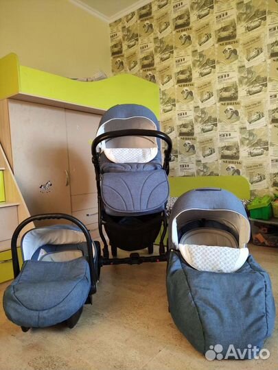 Коляска tutis zippy 3 в 1 mini