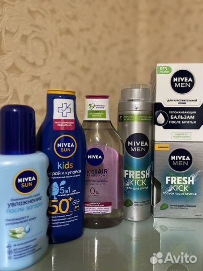Nivea мужская и женская косметика