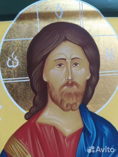 Вседержитель рукописная икона