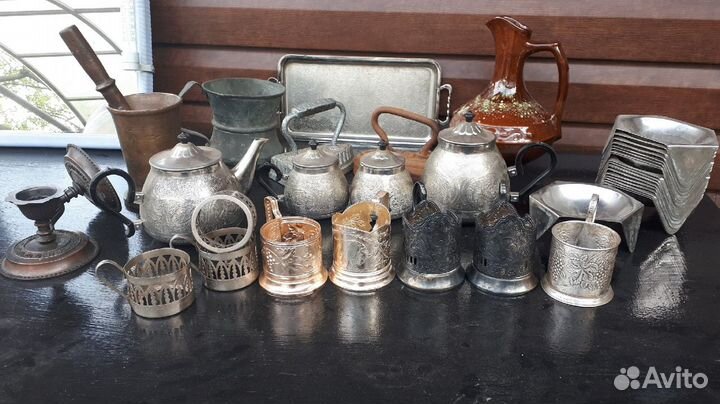 Подстаканники мельхиоровые