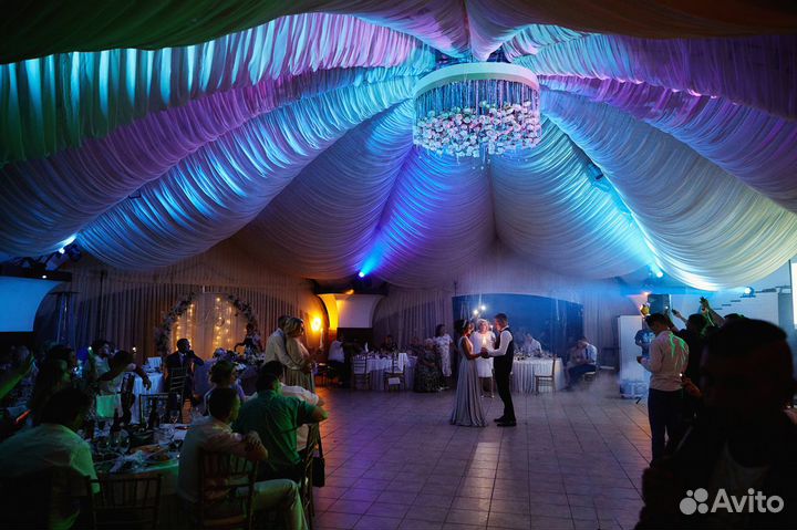 Световое оформление свадеб. Прокат оборудования
