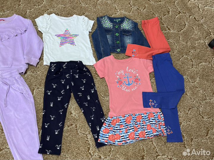 Вещи пакетом на девочку 92 98