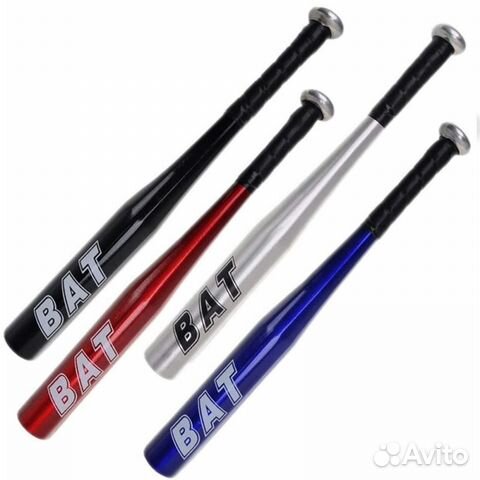 Бита бейсбольная алюминиевая 28 с намоткой