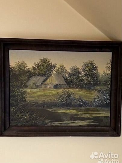 Картина маслом «В июле» А. Педе