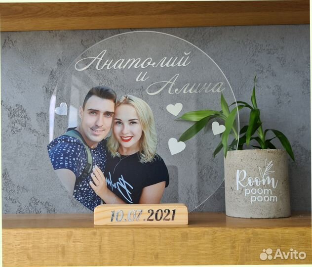 Рамка постер на стекле с фото А4 art097