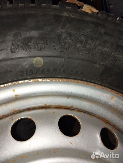 Колеса в сборе r16 зимние