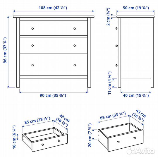 Комод IKEA Hemnes