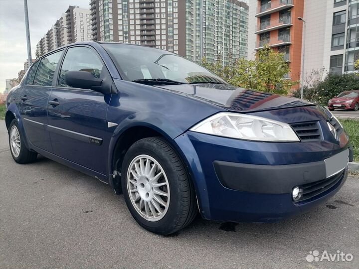 Renault Megane 1.6 AT, 2004, 210 500 км