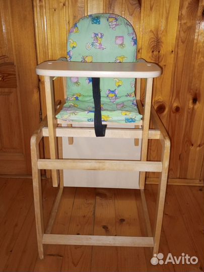 Стул трансформер для кормления деревянный