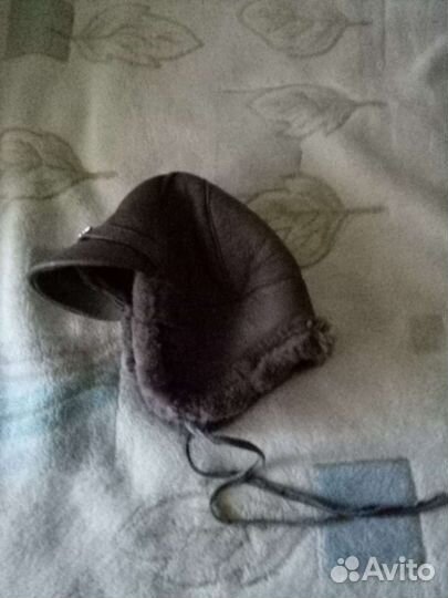 Шапка с натуральным мехом