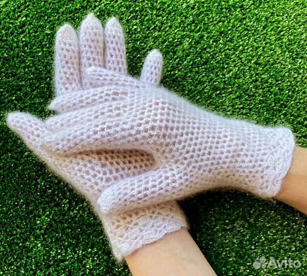 Перчатки женские из козьего пуха