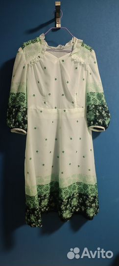 Винтажное платье 80-х СССР в состоянии нового 48 р