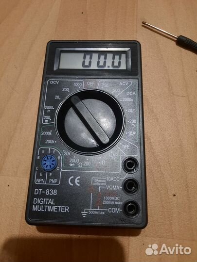 Мультиметр на запчасти читайте описание
