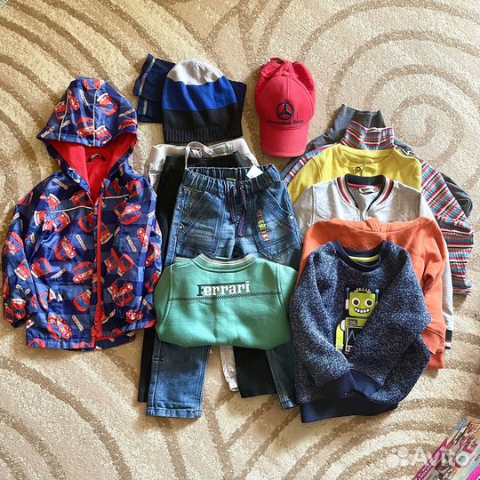 Пакет вещей на мальчика 3 4 года