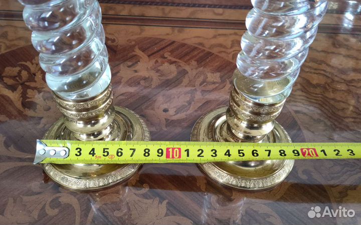 Подсвечники бронзовые