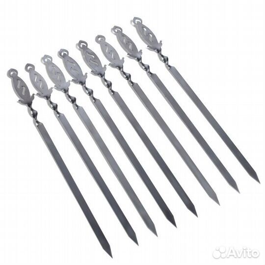 Набор шампуров в упаковке, 8 шт