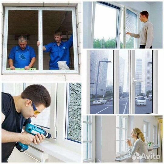 Установка, изготовление пластиковых окон и дверей