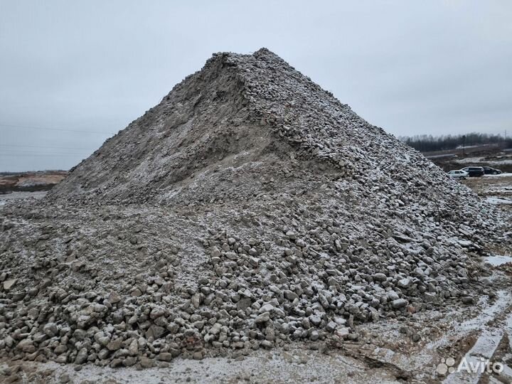 Щебень вторичной переработки фракции