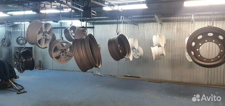 Порошковая покраска дисков