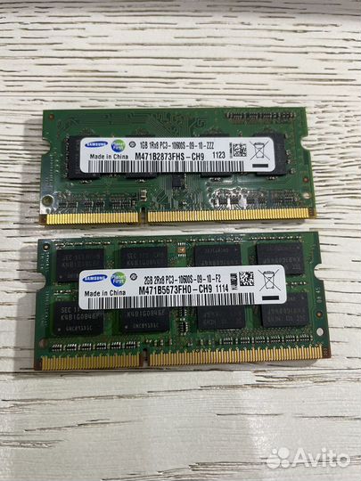 Оперативная память ddr3 для ноутбука