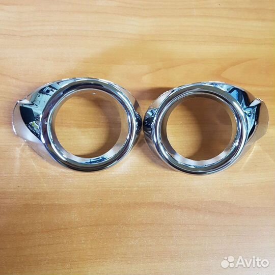 Рамки птф хром 2шт Ford Focus 3