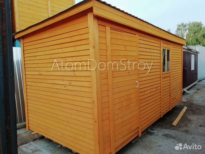 Новые деревянные бытовки