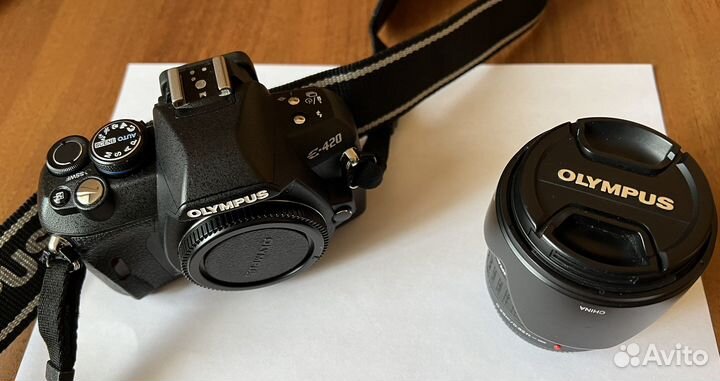 Зеркальный фотоаппарат olympus e-420 kit