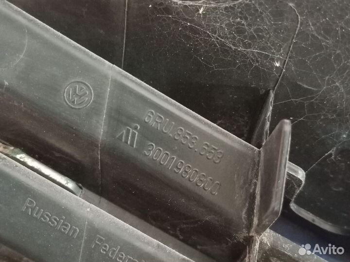 Решётка радиатора volkswagen polo