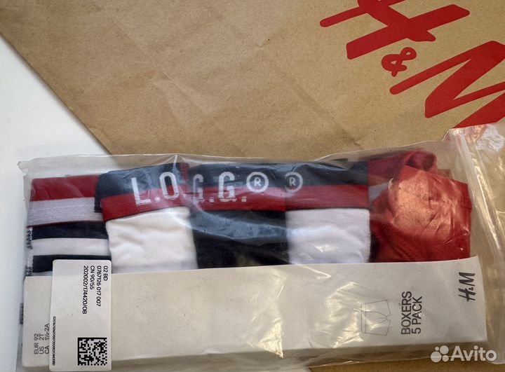 Трусы боксеры на мальчика hm Новые